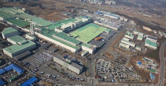 쌍용자동차 평택공장 조감도. <쌍용자동차 제공>